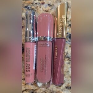 Revlon & Rummel Lip Gloss Bundle - Pink and Mauve Shades